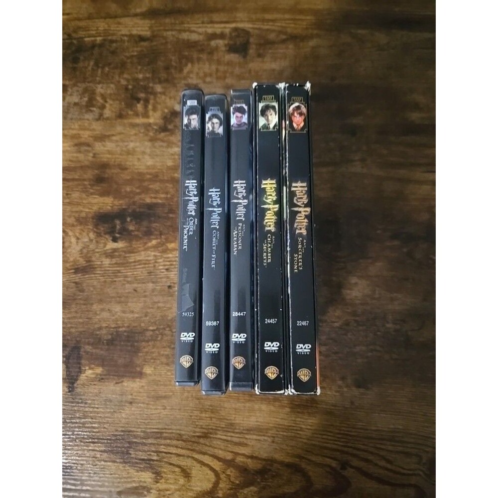 Warner Bros. Harry Potter DVD Lot 1- 5-Film (1)Widescreen  And (4)Full-screen